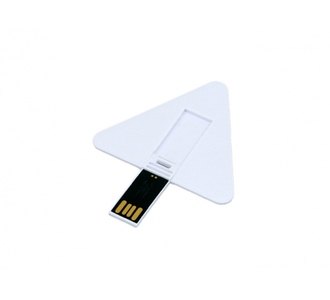 USB 2.0- флешка на 16 Гб в виде пластиковой карточки треугольной формы