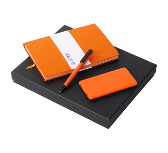 Подарочный набор «COLOR IT» c блокнотом, ручкой и повербанком, 5000 mAh