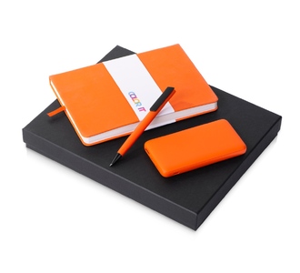 Подарочный набор «COLOR IT» c блокнотом, ручкой и повербанком, 10000 mAh