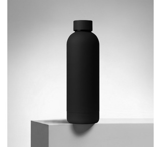 Вакуумная термобутылка с медной изоляцией «Cask», soft-touch, 500 мл