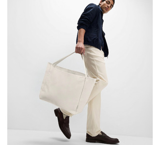 Шоппер-оверсайз «Grossbag» из переработанного хлопка, 340 г/м2