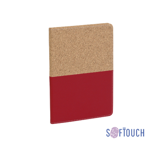 Блокнот "Фьюджи" уценка, формат А5, покрытие soft touch+пробка