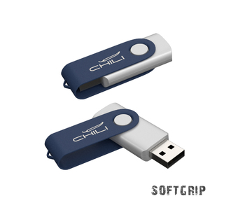 Флеш-карта "Vostok SOFTGRIP" 16 Гб, покрытие softgrip