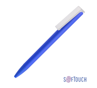 Ручка шариковая "Clive", синий, покрытие soft touch