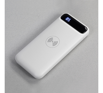 Беспроводное зарядное устройство "Quantum", 10000 mAh с цифровым индикатором заряда