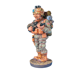 Скульптура "Военный"