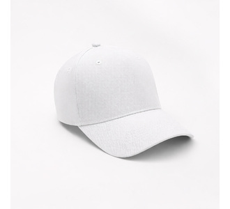 Бейсболка Фит (Fit), 5 клиньев, белый