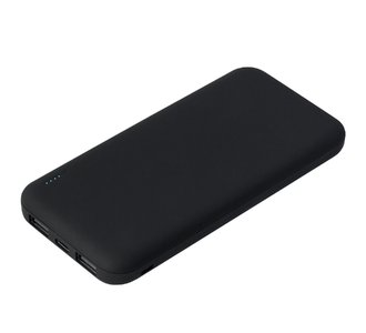 Внешний аккумулятор с подсветкой Люче (Luce) 10000 mAh, черный