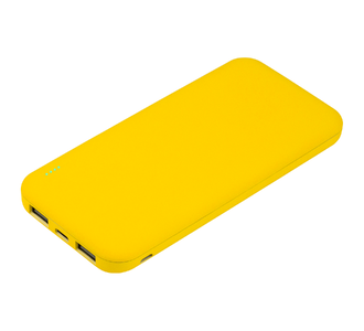 Внешний аккумулятор с подсветкой Люче (Luce) Lemoni 10000 mAh, желтый