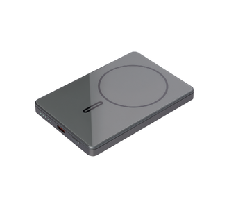 Внешний аккумулятор Оникс PD (Onyx PD) 5000mAh с функцией беспроводной зарядки 15W, серый