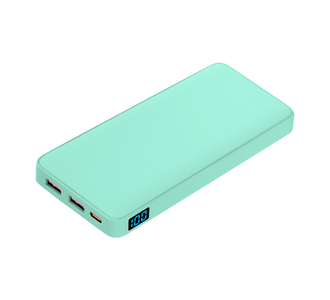 Внешний аккумулятор с подсветкой Анкор Плюс PD (Ancor PD Plus) 10000 mAh, бирюзовый