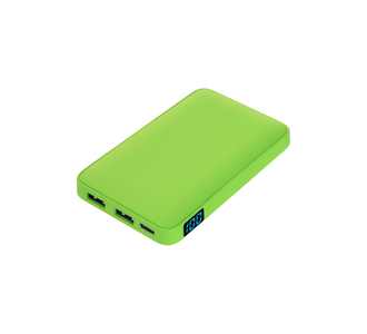 Внешний аккумулятор с подсветкой Анкор (Ancor) 5000 mAh, салатовый