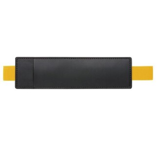 NB04 Футляр-карман для ручки HOLDER Soft черный/желтый 7408