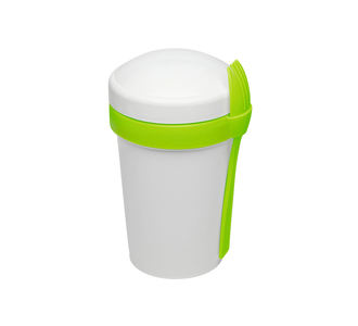 Ланч-бокс Veggie to go Green Line с вилкой (салатовый)