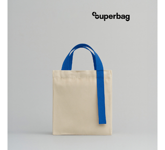 Шоппер Superbag Pack (S) (неокрашенный с синим)