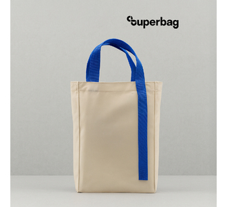 Шоппер Superbag Pack (M) (неокрашенный с синим)