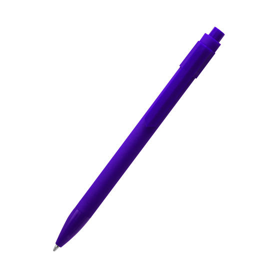 Ручка пластиковая Pit Soft софт-тач, синяя-2