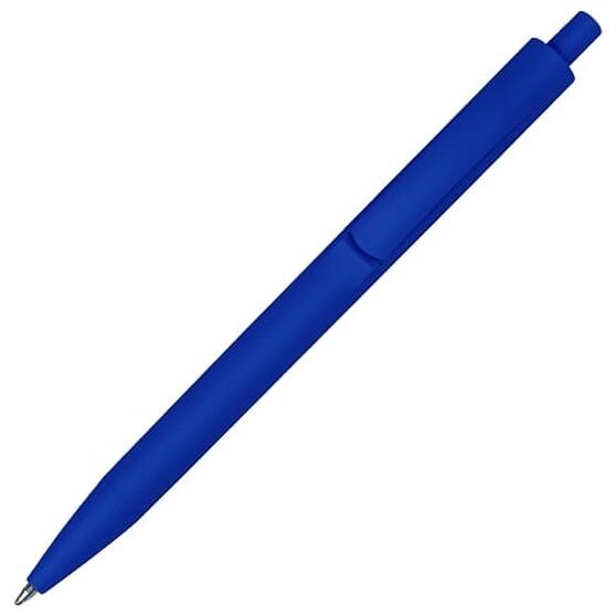 Ручка шариковая IGLA SOFT, пластиковая, софт-тач, синяя-1