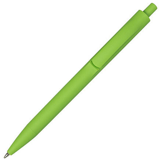 Ручка шариковая IGLA SOFT, пластиковая, софт-тач, салатовая-1