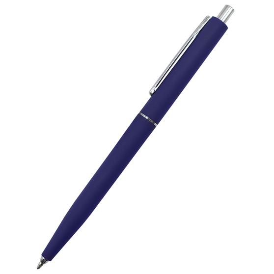 Ручка шариковая Dot Soft, тёмно-синяя-1