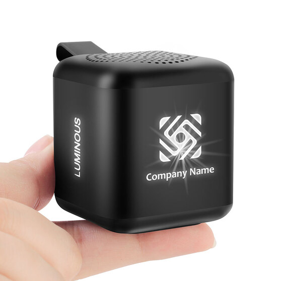 Bluetooth колонка Slaigo mini, стерео TWS, черный-4