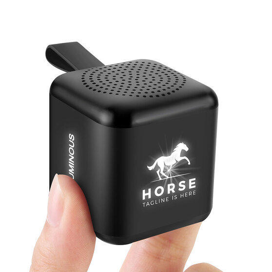 Bluetooth колонка Slaigo mini, стерео TWS, черный-5