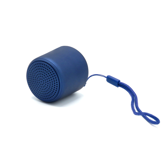 Беспроводная Bluetooth колонка Music TWS софт-тач, темно-синяя-1