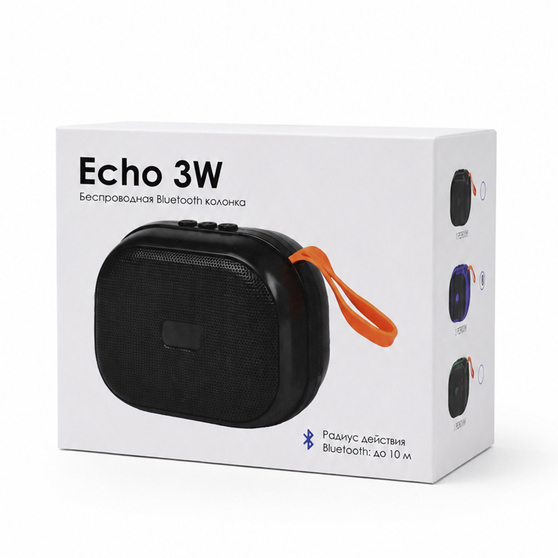 Беспроводная Bluetooth колонка Echo 3W, зеленый-2