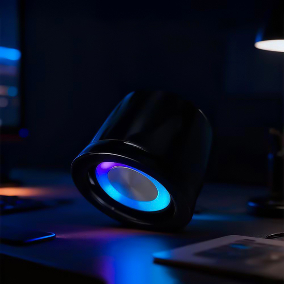 Магнитная беспроводная Bluetooth колонка-подставка Wave 5W, черная-5