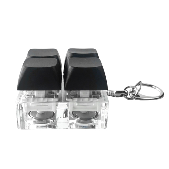 Брелок Press Anti Stress с LED подсветкой (фонарик), черный-1