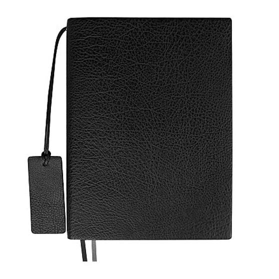 Ежедневник Flexy Foggia Leatherette B5, черный, недатированный, в гибкой обложке в подарочной коробке-2