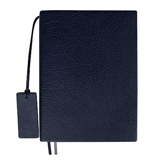 Ежедневник Flexy Foggia Leatherette B5, темно-синий, недатированный, в гибкой обложке в подарочной коробке-2