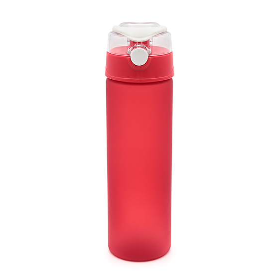 Пластиковая бутылка Narada Soft-touch, красная-3