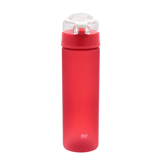 Пластиковая бутылка Narada Soft-touch, красная-4