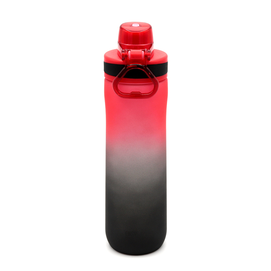 Пластиковая бутылка Verna Soft-touch, красная-2