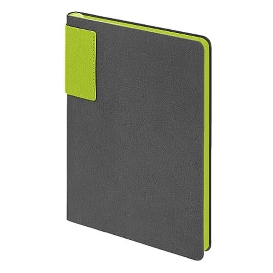 Ежедневник Flexy Star Sivilia Grey Edition Color А5, серо-салатовый, недатированный в гибкой обложке-2