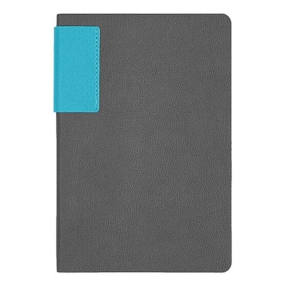 Ежедневник Flexy Star Sivilia Grey Edition Color А5, серо-голубой, недатированный в гибкой обложке-2