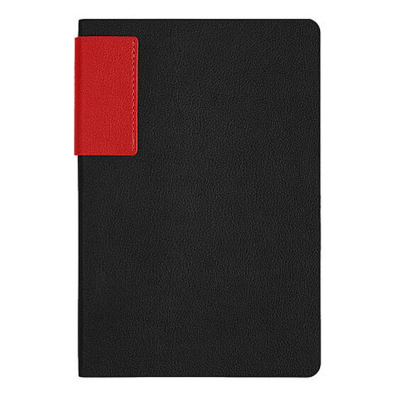 Ежедневник Flexy Star Sivilia Black Edition Color А5, черно-красный, недатированный ,в гибкой обложке-1