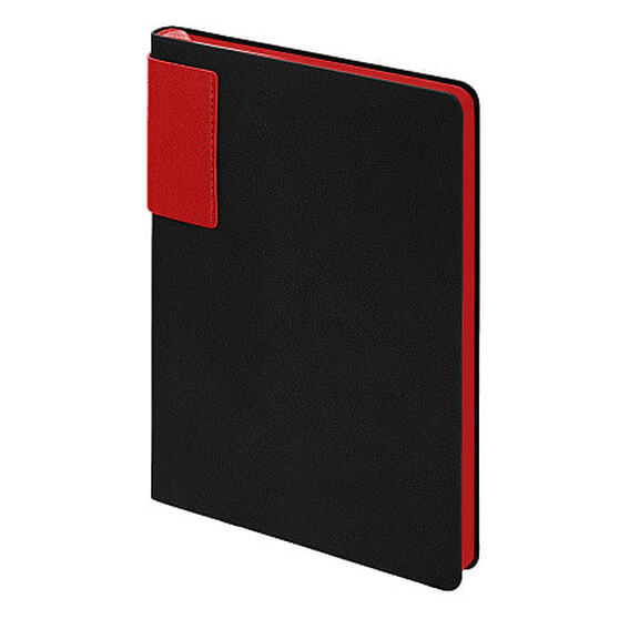 Ежедневник Flexy Star Sivilia Black Edition Color А5, черно-красный, недатированный ,в гибкой обложке-2