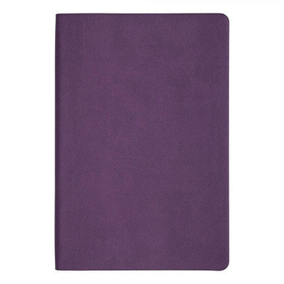 Ежедневник Flexy Soft Touch Latte А5, фиолетовый, недатированный, в гибкой обложке-1