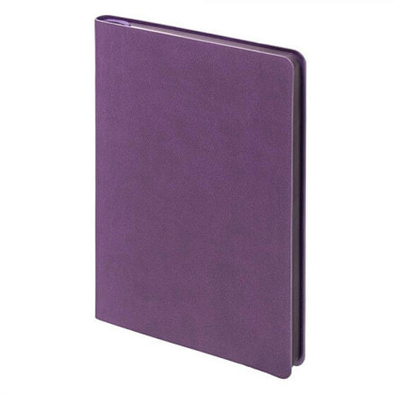 Ежедневник Flexy Soft Touch Latte А5, фиолетовый, недатированный, в гибкой обложке-2