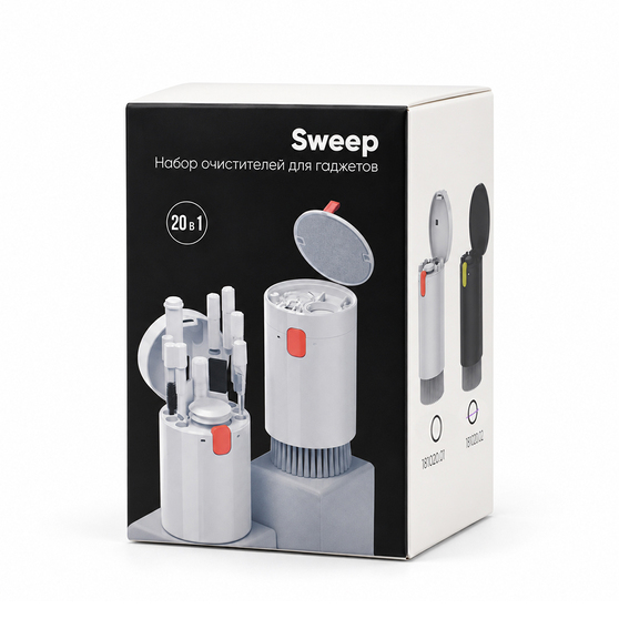 Набор очистителей для гаджетов Sweep, черный-15