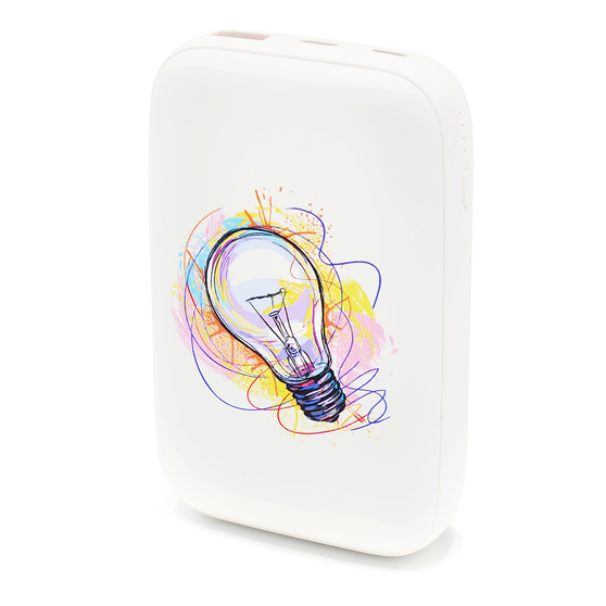 Внешний аккумулятор Galaxy QC&PD с функцией быстрой зарядки, 10000 mah, белый-3
