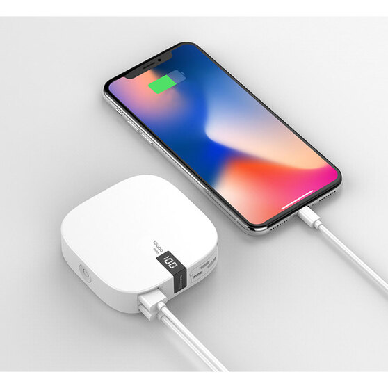 Внешний аккумулятор Revil, 10000 mAh, белый-2