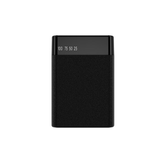 Внешний аккумулятор в металлическом корпусе Apria, 10000 mAh, черный-1