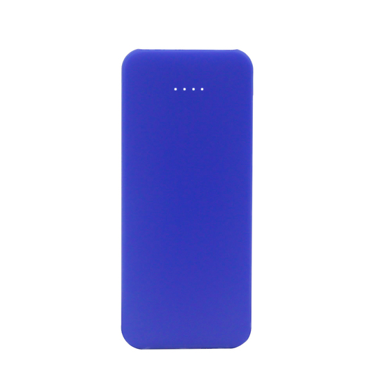 Внешний аккумулятор Arrida 5000mAh, с покрытием Baby skin, синий-1