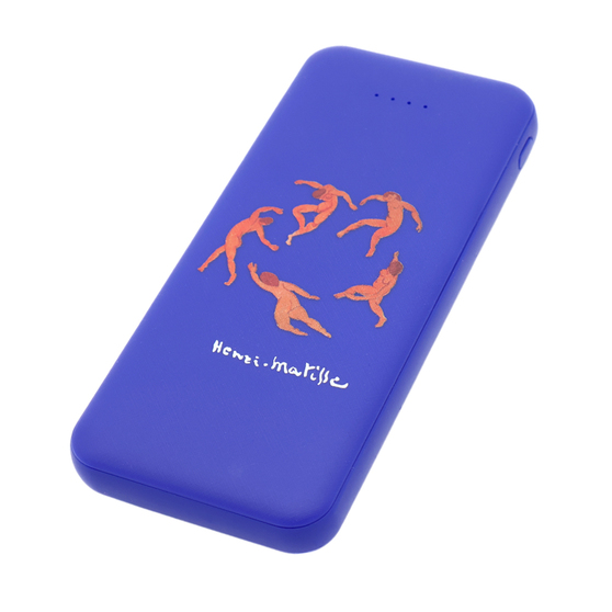 Внешний аккумулятор Arrida 5000mAh, с покрытием Baby skin, синий-2