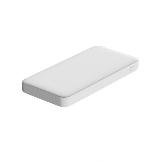 Внешний аккумулятор Polus, 10000 Mah, софт-тач покрытие, белый-2