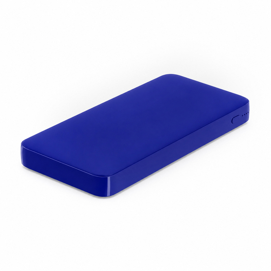 Внешний аккумулятор Polus, 10000 Mah, софт-тач покрытие, синий-1