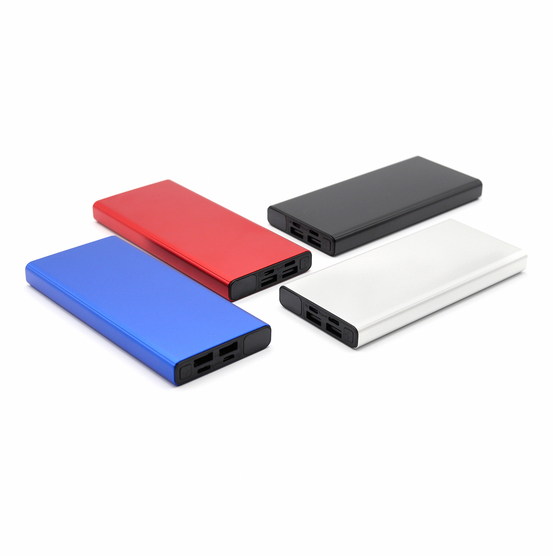 Внешний аккумулятор Höginn в металлическом корпусе, 10000mAh, серый-1